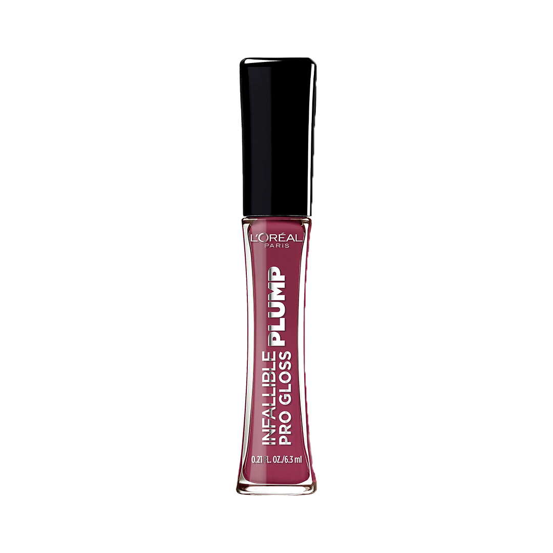 L'Oréal Paris Infallible Pro-Gloss Lip Plumper – True Berry 608 (0.21 fl oz)